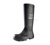 DUNLOP JobGUARD O4 - Bottes de travail pour hommes et femmes - Imperméable - Embout souple - Antidérapant SRC - Résistant aux produits chimiques - Arbre haut - Vert - Pointures 45