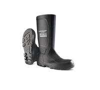 DUNLOP JobGuard S5 - Bottes de travail pour hommes et femmes - Bottes de sécurité - Imperméable - Embout en acier - Antidérapant SRC - Résistant aux produits chimiques - Noire - Pointures 42
