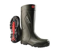 DUNLOP Protective Footwear, D760933, Purofort+ Full Safety, Vert Foncé/Rouge, Taille 43 EU