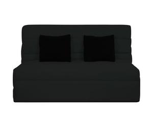 DUNLOPILLO Banquette BZ 2 places - Noir - RÊVEUR