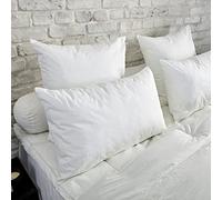 Dunlopillo - Oreiller Flocons de Mousse 50x70 cm - Soutien Ferme | 60% Flocon De Mousse Polyuréthane - 40% Fibre Polyester - Dormeurs sur le Côté - Enveloppe 100% Coton - Lavable 40°C