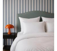 Dunlopillo - Oreiller L'incomparable 45x70 cm - Soutien Medium | Fibre Polyester Soufflée Sensation Duvet - Dormeurs sur le Dos - Enveloppe 100% Coton Sergé - Lavable 40°C