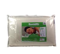 Dunlopillo - Oreiller Visco-Nature mi-Ferme Blanc Mousse à mémoire de Forme & Ergonomique en Viscose végétale - 70x45cm ORPVEN070045DPO1