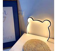 DUNMW LED Ours Applique Murale Veilleuse Chambre d'enfant Mignonne Applique Murale Lampe de Nuit Décoration Lampe de Chevet Lampe de Table pour Chambre, Chargement USB, Dimmable