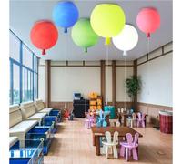 DUNMW Plafonnier Ballon Créatif Mat Coloré Ballon Plafonnier Lustre Chambre d'Enfant Décoration Plafonnier pour Chambre à Coucher, Allée de la Maternelle, Interrupteur à Corde