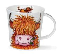 Dunoon Benmore Big Coos Tasse Jumbo en porcelaine anglaise Motif vache Highland 0,75 l