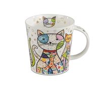 Dunoon Benmore Blingers Dog Tasse en porcelaine fine Motif chien doré 22 carats 0,75 l