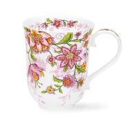 Dunoon Braemar Virginia Tasse en porcelaine fine Motif floral Rose 0,33 l