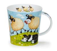 Dunoon Caingorm Mug en porcelaine fine avec inscription « Follow Me Follow Ewe Sheep and Collie » 0,48 l