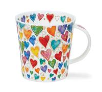 Dunoon Mug Cairngorm Dazzle motif cœurs 0,48 l