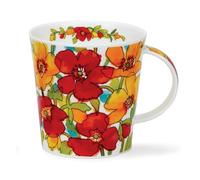 Dunoon Cairngorm Mug 0,48 l Motif fleurs Rouge