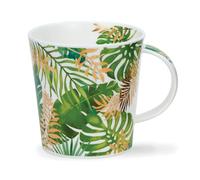 Dunoon Cairngorm Tasse de 0,48 l Motif feuilles tropicales de Bali avec détails dorés 22 carrats