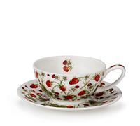 Dunoon Ensemble tasse à thé et sauce Dovedale Strawberry