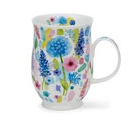 DUNOON Fine Bone China Tasse Suffolk Floral Burst Bleu 0,31 l