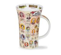 Dunoon Glencoe Tasse en porcelaine anglaise Motif famille royale britannique 0,5 l