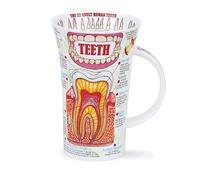 Dunoon Glencoe Tasse en porcelaine fine Motif dents