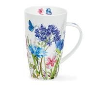 Dunoon Henley Meadow Breeze Tasse en porcelaine fine Bleu 0,6 l