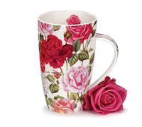 DUNOON henley tasse en forme de motif "rOSES"