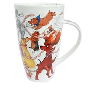 Dunoon Henley Tasse en porcelaine fine Motif chiens 600 ml