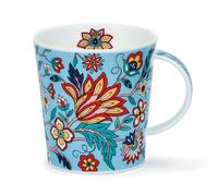 Dunoon Lommond Jacobean Mug en porcelaine fine Bleu 0,32 l