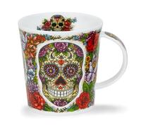 Dunoon Lomond Dia De Muertos Mug en porcelaine anglaise avec détails dorés