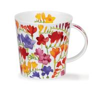 Dunoon Lomond Floral Fiesta Freesia Tasse en porcelaine fine Motif floral