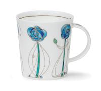 Dunoon Lomond Helensburgh Mug en porcelaine fine avec platine Bleu