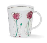 Dunoon Lomond Helensburgh Mug en porcelaine fine avec platine Rose