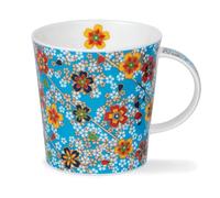 Dunoon Lomond Kyushu Tasse en porcelaine anglaise avec détails dorés Bleu clair