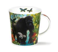 Dunoon Lomond LO-UTOP-Gorille Tasse en porcelaine fine Motif tropical Utopia