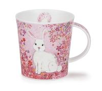 Dunoon Lomond Pretty in Pink Tasse en porcelaine fine Motif lapin
