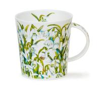Dunoon Lomond Primavera Snowdrops Mug en porcelaine fine Motif perce-neige 0,32 l