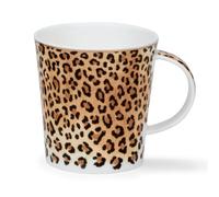 Dunoon Lomond Sauvage Léopard Tasse en porcelaine fine avec détails or 22 carats