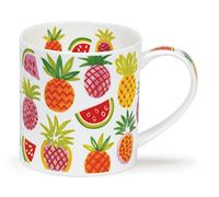 Dunoon Mug en porcelaine anglaise Summer Fun Mug Orkney fabriqu? en Angleterre - Tropical Treats