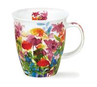 Dunoon Nevis Bright Blooms Mug en porcelaine anglaise Rose vif 0,48 l