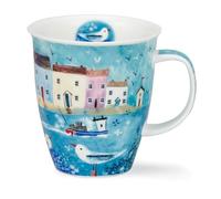 Dunoon Nevis NEBETS-Harbour Mug en porcelaine fine Motif Beside The Sea 0,48 l