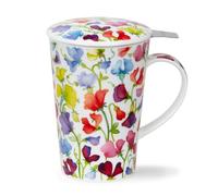 Dunoon Shetland Floral Fiesta Ensemble tasse à infuseur Motif pois de senteur 0,44 l