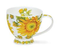 Dunoon Skye Shape Tasse en porcelaine de Chine 0,45 L Moderne Fleurs Pivoine Ronde Floral Lavage à la Main Adulte