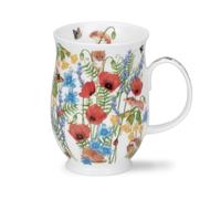 Dunoon Suffolk Hidden Garden Poppy Tasse en porcelaine fine 0,31 l
