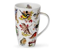 DUNOON Tasse en forme de Henley avec motif « Birdlife »