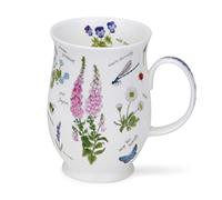 Dunoon Tasse en porcelaine fine en forme de Suffolk fabriquée en Angleterre Passe au lave-vaisselle et au micro-ondes - Carnet de notes Natures (Foxglove)