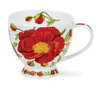 Dunoon Tasse en porcelaine fine Skye - Fabriquée en Angleterre (Papaver)