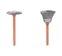 Duo de brosses en acier au carbone 17 mm et 19 mm