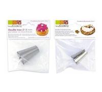 Duo de douilles pâtissières - Choux 18 mm et St Honoré Multicolore G