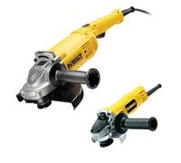 Duo de meuleuses DEWALT 2200W 230 mm & 900W 125 mm - 2 Carters De Protection - DWE492DUO2-QS