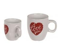 Duo de tasse coeur I love you 2 Mugs Multi G