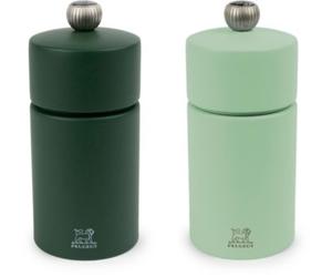 Duo moulins à poivre et sel PEUGEOT Duo Cosy vert mousse - menthe 12cm