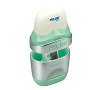 Duo Taille-crayon Gomme MILAN Capsule Silver Bleu marine