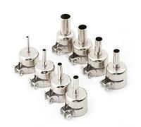 Duokon 8 Pièces/ensemble Pistolet à Chaleur, Buse de Pistolet à Chaleur 35mm Embouts de Pistolet à Chaleur Kits de Buses pour Outils de Réparation de Station de Soudage à Air Chaud de Type Pompe à Air