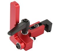 Duokon Butée de Rail à Onglet de Précision en Acier allié de Type 75 pour Rail en T Standard, avec Dispositif de Limite de Longueur Précise comme Outil de Travail du Bois